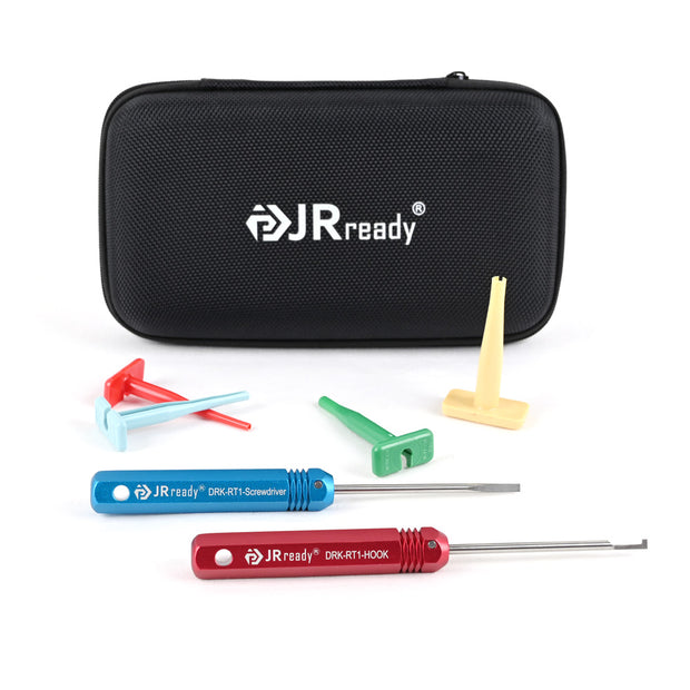 JRready ST5214 Deutsch Terminal Removal Tool Kit Wire Sizes 12 14 16 and 20 Gauge & Steel DRK-RT1 for Deutsch Connector