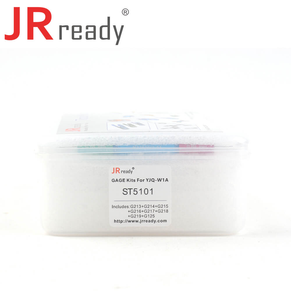 JRready ST5101 Kit: 8 Go-NoGo Gages (G213 G214 G215 G216 G217 G218 G219 G125) For Test Indenter Work Dia of Crimper YJQ-W1A or YJQ-W1Q