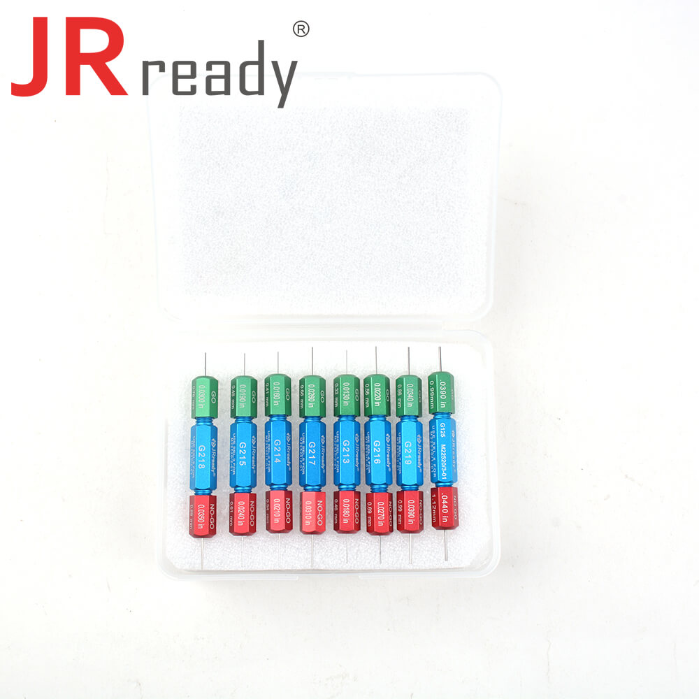 JRready ST5101 Kit: 8 Go-NoGo Gages (G213 G214 G215 G216 G217 G218 G219 G125) For Test Indenter Work Dia of Crimper YJQ-W1A or YJQ-W1Q