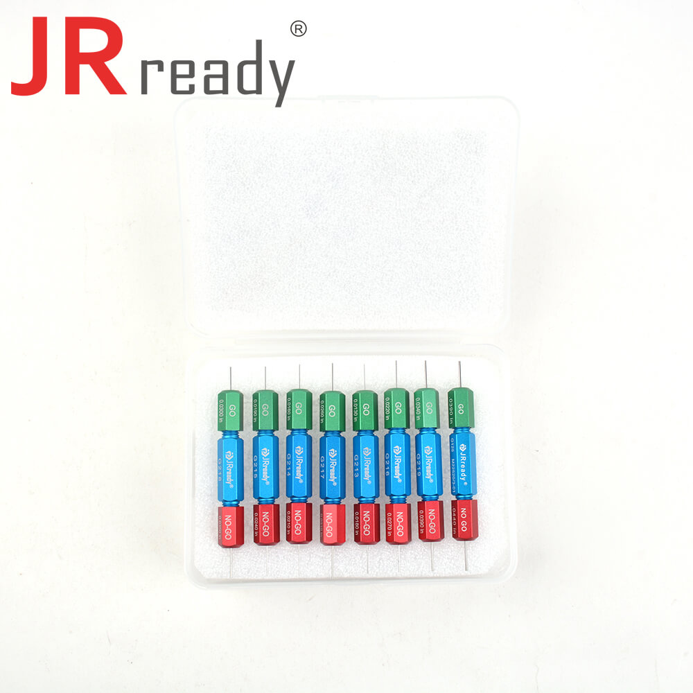 JRready ST5101 Kit: 8 Go-NoGo Gages (G213 G214 G215 G216 G217 G218 G219 G125) For Test Indenter Work Dia of Crimper YJQ-W1A or YJQ-W1Q