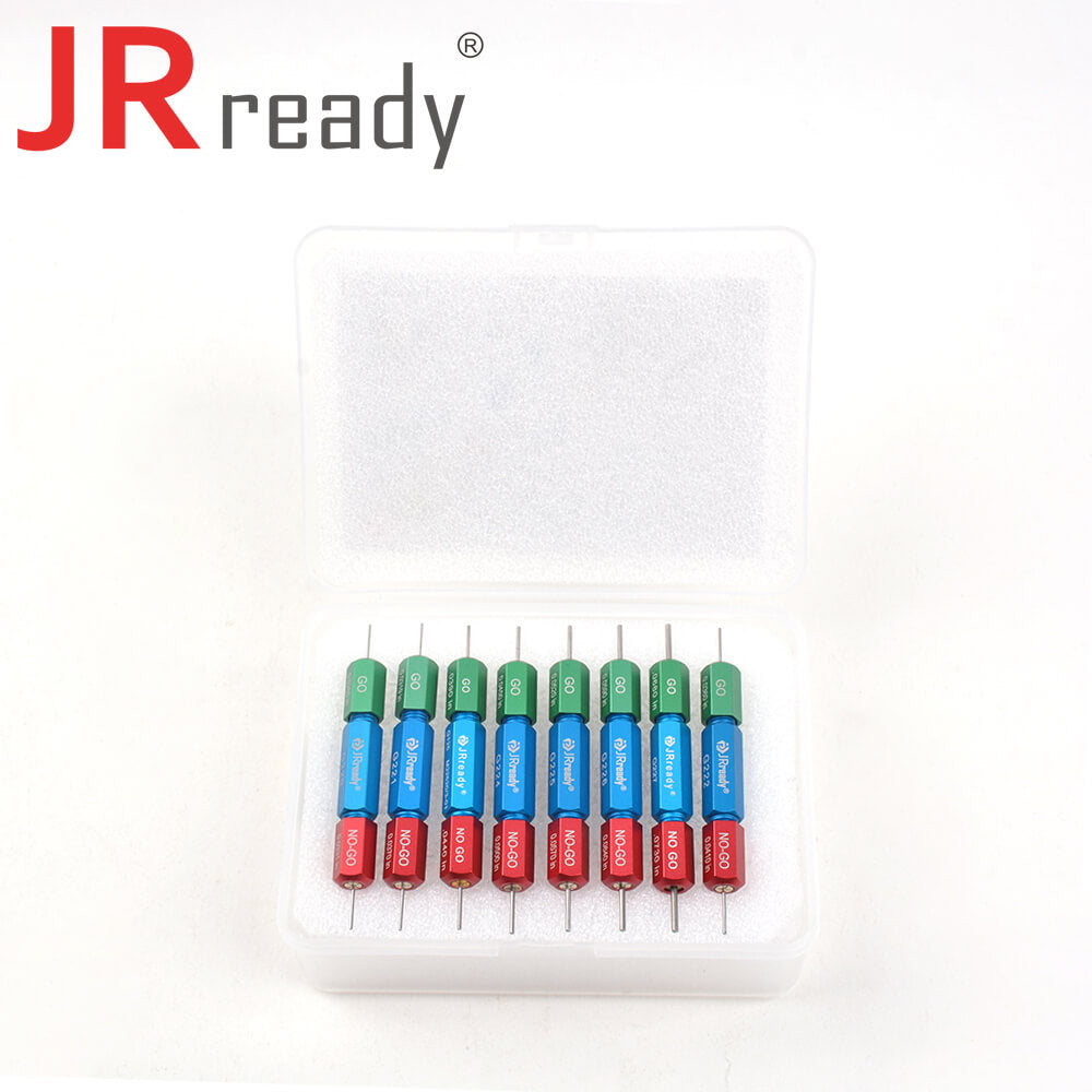 JRready ST5128 Go-NoGo Gage Measuring Tool Kit (G220 G221 G222 G224 G225 G226 G227 G125) To Periodically Gage M22520/1-01 Crimp Tool
