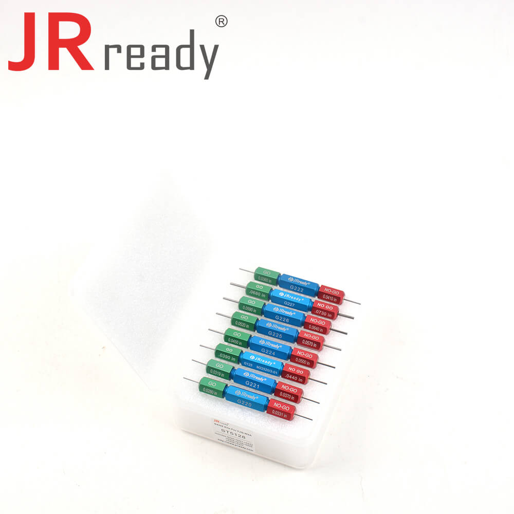 JRready ST5128 Go-NoGo Gage Measuring Tool Kit (G220 G221 G222 G224 G225 G226 G227 G125) To Periodically Gage M22520/1-01 Crimp Tool