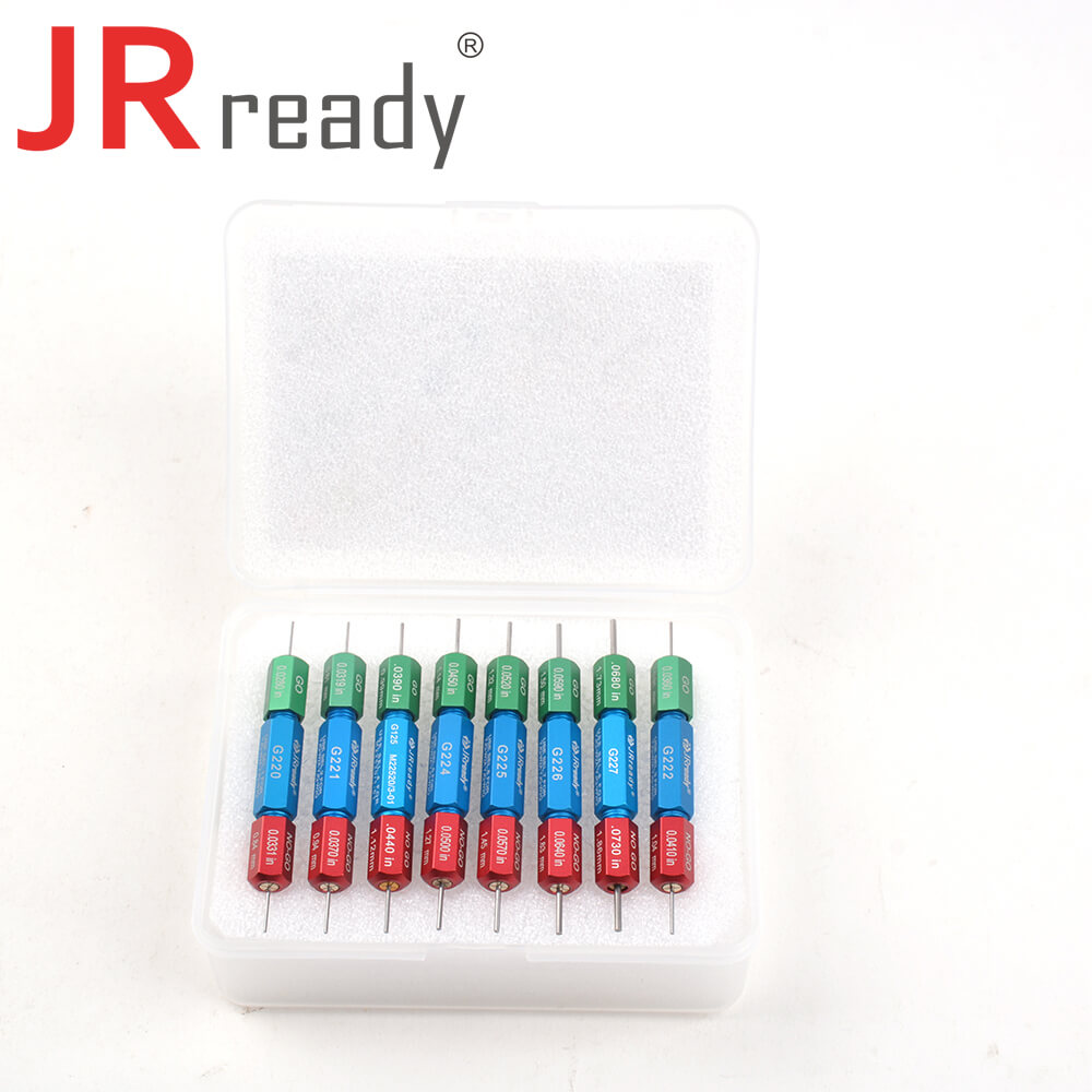 JRready ST5128 Go-NoGo Gage Measuring Tool Kit (G220 G221 G222 G224 G225 G226 G227 G125) To Periodically Gage M22520/1-01 Crimp Tool