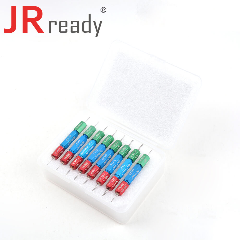 JRready ST5128 Go-NoGo Gage Measuring Tool Kit (G220 G221 G222 G224 G225 G226 G227 G125) To Periodically Gage M22520/1-01 Crimp Tool