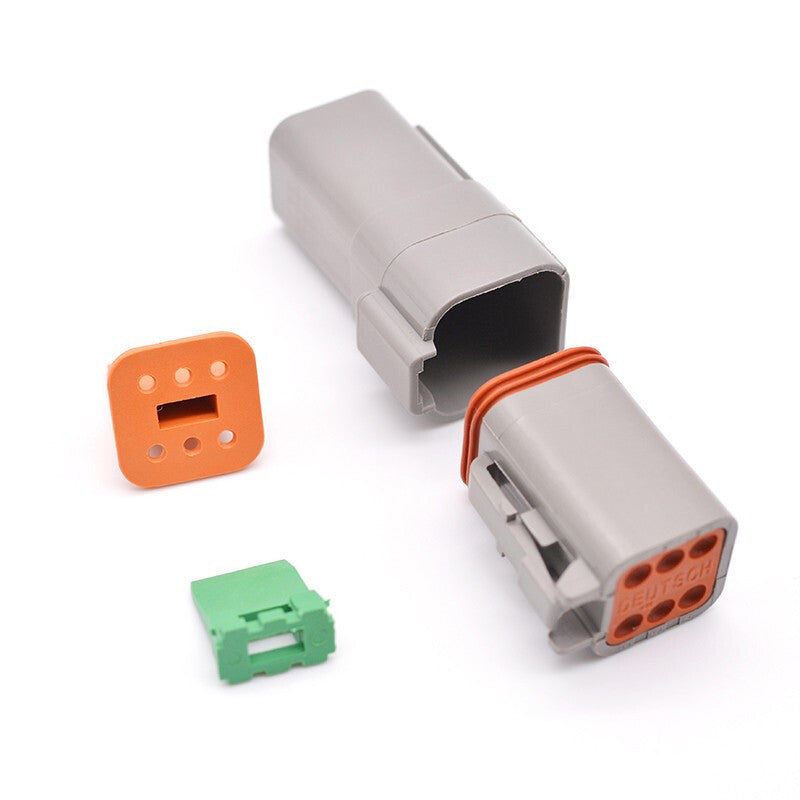 JRready DT 6 PIN CONNECTORS (DT04-6P+DT06-6S+W6P+W6S) 1 PACK (NOT DEUTSCH CONNECTORS)