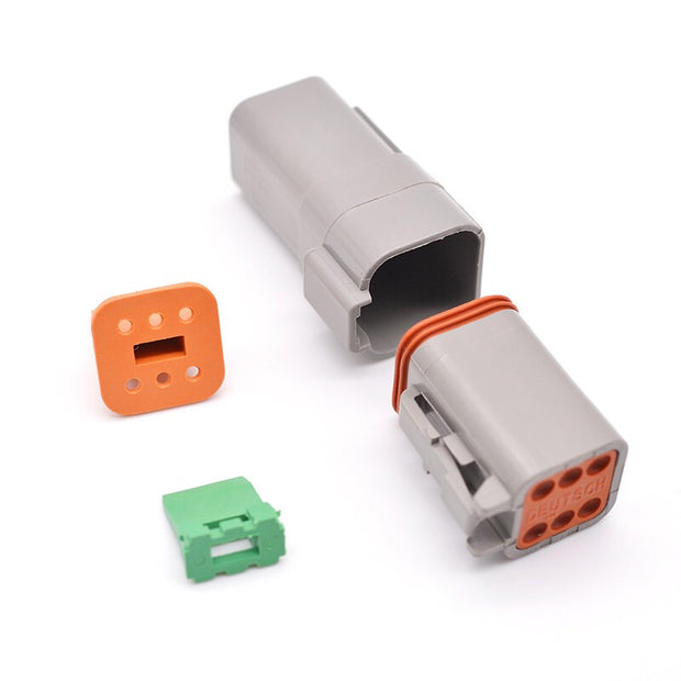 JRready DT 6 PIN CONNECTORS (DT04-6P+DT06-6S+W6P+W6S) 1 PACK (NOT DEUTSCH CONNECTORS)