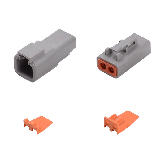 JRready DTP 2 PIN CONNECTORS (DTP04-2P+DTP06-2S+WP-2P+WP-2S)  1 PACK (NOT DEUTSCH CONNECTORS))