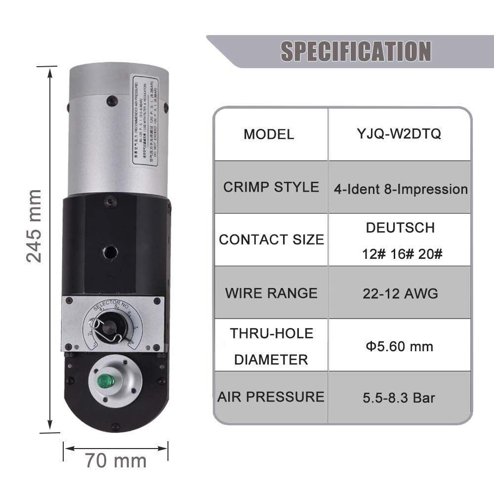  Pneumatic crimping tool