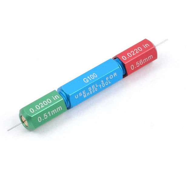 JRready G100 GO/NO-GO GAGE, for ULTRA-PRECISION Crimper YJQ-MH800 /MH800, GO .0200 - NO-GO .0220