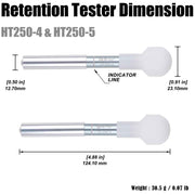 JRready ST5163 Retention Tool Kit HT250-4 Retention Tool+68-020-01+68-022-01+67-020-01+67-022-01 Tester Tips, 7.0 THRU 18.0 LBS.