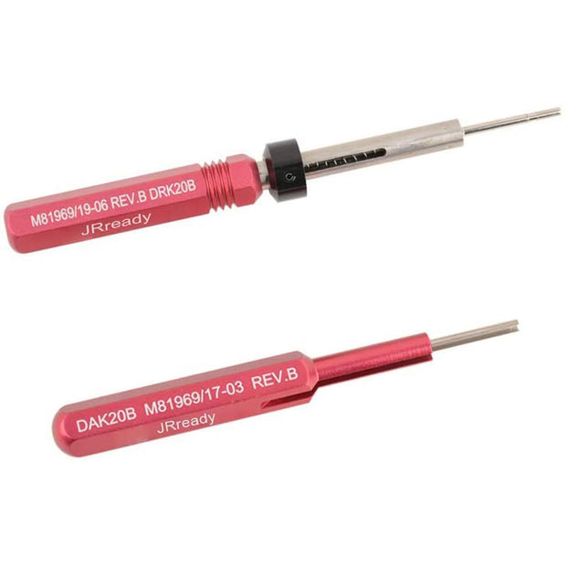 JRready M81969 Installing Removal Tool Kit DAK12B+DRK12B / DAK16B+DRK16B / DAK20B+DRK20B Tool Kit for Contact Connector