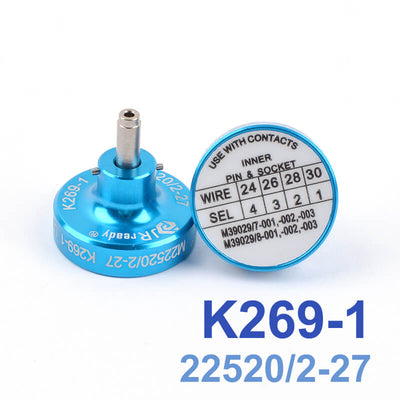 K269-1(M22520/2-27) Positioner for MIL-DTL-26482 SERIES 2, MIL-DTL-81703 SERIES 3 Connector, M39029/7-PIN, M39029/8-SKT CONTACT