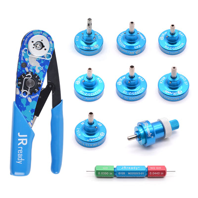 JRready ST2060-AS2: NEW-AS2 (Small 615717 M22520/2-01)Crimp Tool+K1 K40 K41 K42 K43 K709 K13-1 SK2/2 Positioner+G125 M22520/3-1 Gage 20-32AWG