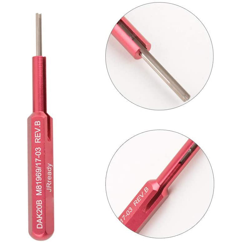 JRready M81969 Installing Removal Tool Kit DAK12B+DRK12B / DAK16B+DRK16B / DAK20B+DRK20B Tool Kit for Contact Connector