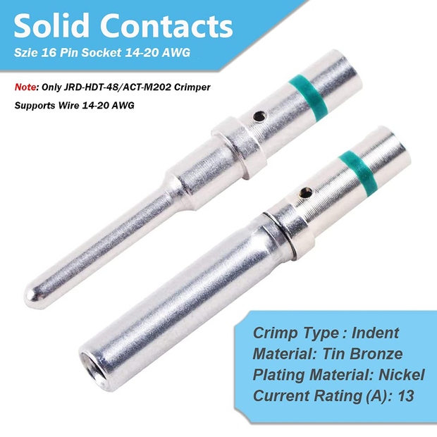 JRready ST6247 DT 3 Pin Connector 10 Sets, Gray Waterproof Electrical Wire Connector with Solid Contacts 14-16AWG