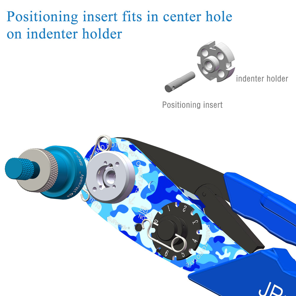 JRready ST2137 TOOL KIT: NEW-AS2 Small Size Wire Crimper (M22520/2-01 Equivalent)20-32 AWG with Universal Positioner