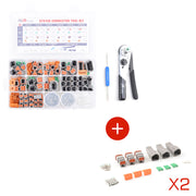 JRready ST6146 368PCS 2-12 Pin Waterproof Connector Kit with ACT-M202 Crimper & Connector/contacts/removal tool KIT