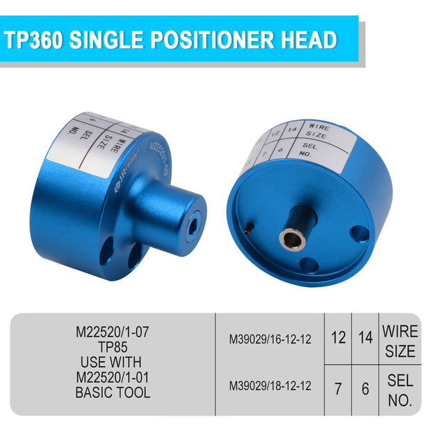 TP Series Positioner Match JRD-FT8 Crimping Tool for M39029,M24308