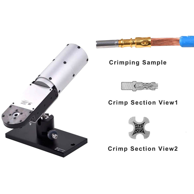 ST4030 Pneumatic Crimp Tool Kit: YJQ-W3Q WA27-309-2C Pneumatic Mid-Current Range Crimp Tool  & UF3-C001 Adjustable Positioner 8-18 AWG