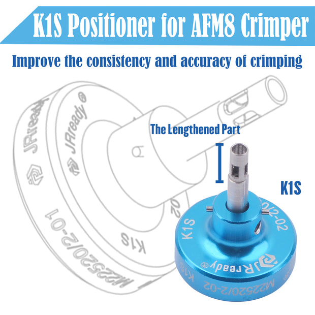 JRready ST2140 TOOL KIT(NEW-AS2 Small Size Crimp Tool M22520/2-01 with K1S+K41+K13-1+K42 Positioner) for M26482 Series Connector & M83733 Series Connectors