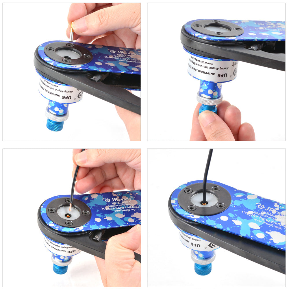 JRready ST2142 CRIMP TOOL KIT: NEW-ASF1 Crimp Tool (M22520/1-01)+UF6-U ...