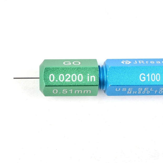 JRready G100 GO/NO-GO GAGE, for ULTRA-PRECISION Crimper YJQ-MH800 /MH800, GO .0200 - NO-GO .0220