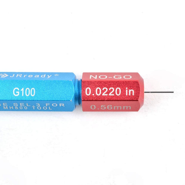 JRready G100 GO/NO-GO GAGE, for ULTRA-PRECISION Crimper YJQ-MH800 /MH800, GO .0200 - NO-GO .0220